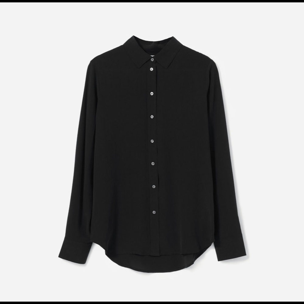 Everlane Silk Button Up Blouse
